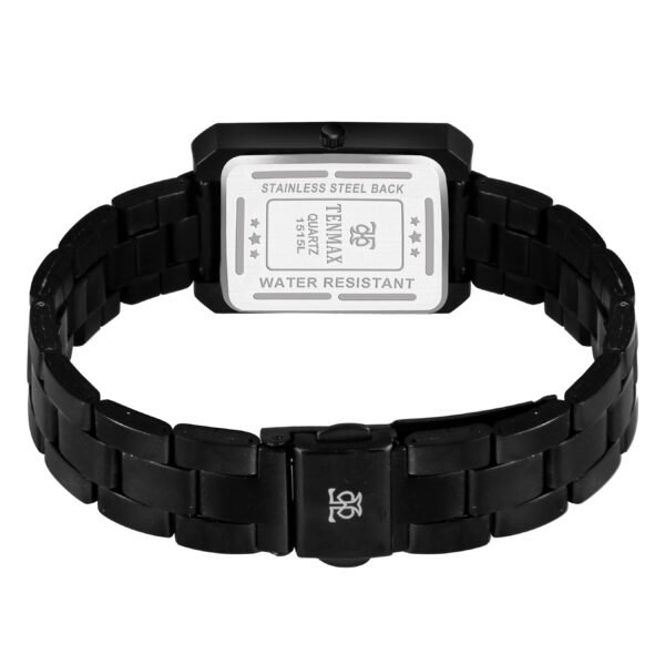 Tenmax Black Aura Collection Quartz 1515 Elegant Black Dial Black Analog Watch For Women