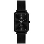 Tenmax Black Aura Collection Quartz 1043 Elegant Black Dial Black Analog Watch For Women