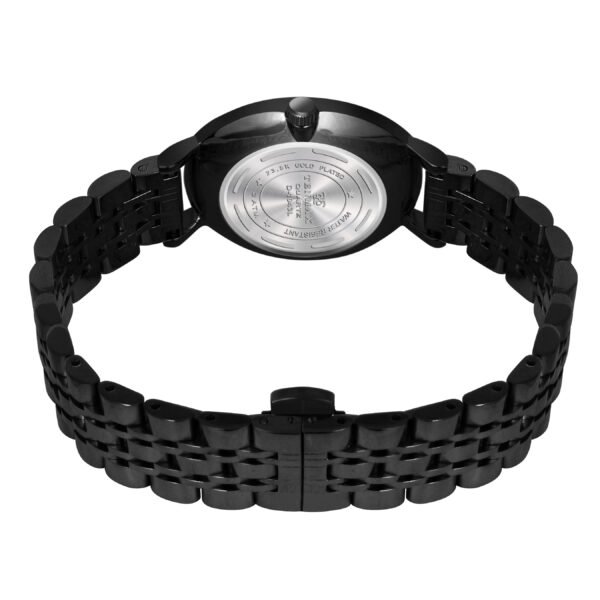 Tenmax Aura Collection Quartz D1043 Elegant Black Dial Black Analog Watch For Women