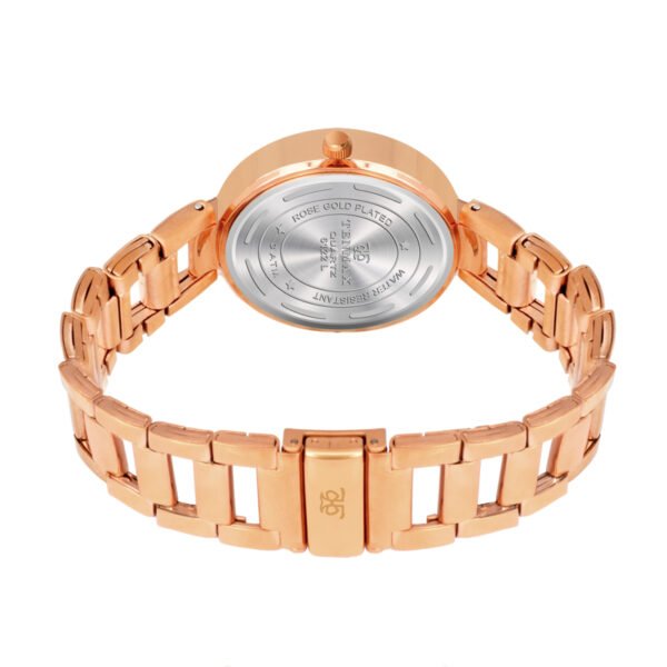 Tenmax Quartz 6122 Luxury Rose Gold Analog Watch For Women