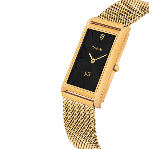 Tenmax Slim 529 Gold Luxury All Steel analog Watch for Men