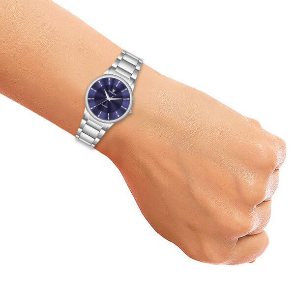 Tenmax Raymond Weil Quartz 3023 Plain Blue Dial All Steel Analog Watch For Men