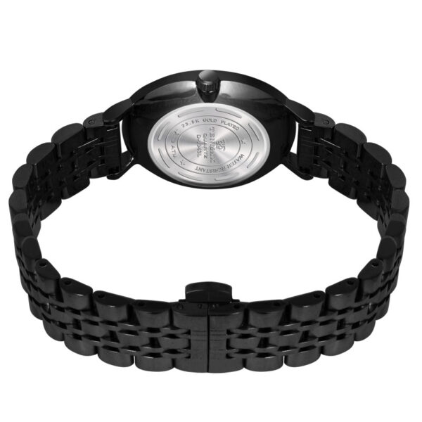 Tenmax Aura Collection Quartz D1043 Elegant Black Dial Black Analog Watch For Women