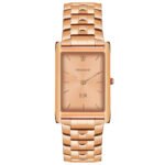 Tenmax Slim 529 Beige Dial Rose Gold Luxury All Steel Watch for Men