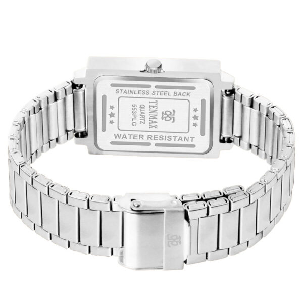 Tenmax Quartz 553 Plain Classic Steel Analog Watch For Men