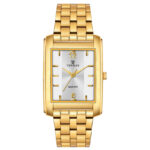 Tenmax Quartz 554 Plain Gold Analog Watch For Men