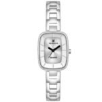 Tenmax Steeluxe Quartz Analog 1038 Silver Dial Steel Watch For Girls