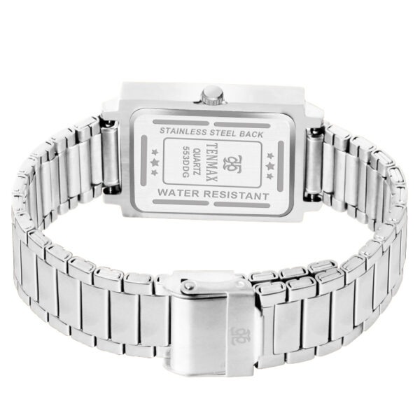 Tenmax Quartz 554 Plain Steel Analog Watch For Men