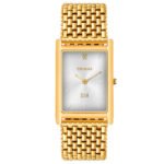 Tenmax Slim 529 Silver Dial Gold Luxury All Steel analog Watch for Men