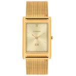 Tenmax Slim 529 Gold Dial Gold Luxury All Steel analog Watch for Men