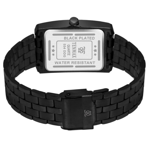Tenmax Quartz 554 Day Date Black Edition Analog Watch For Men