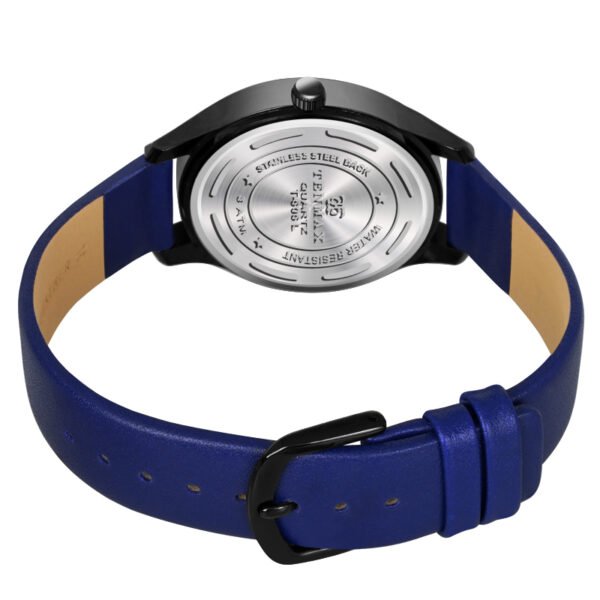 Tenmax Shadow Grace Collection Quartz T606 Blue Dial Blue Leather Analog Watch For Girls