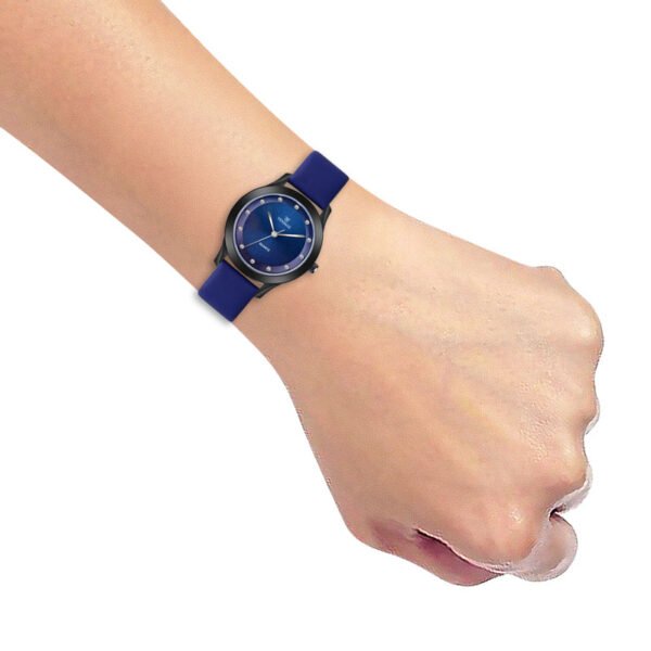 Tenmax Shadow Grace Collection Quartz T606 Blue Dial Blue Leather Analog Watch For Girls