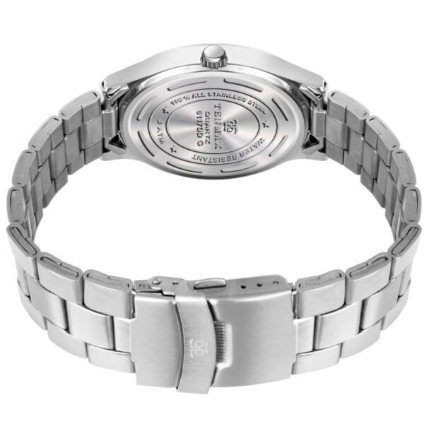 Tenmax Raymond Weil Quartz 6117 Day Date White Dial All Steel Analog Watch For Men