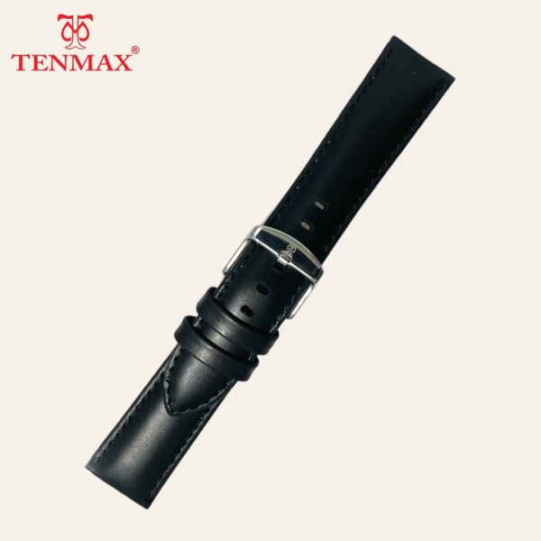 Tenmax 22mm TM05PLBKP Premium Leather Strap