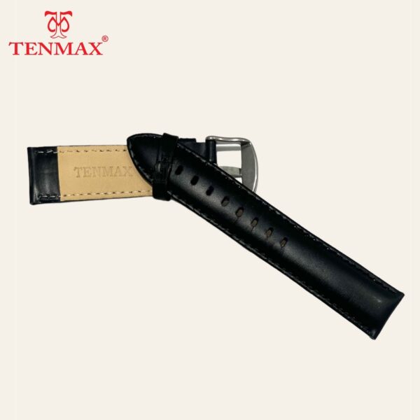 Tenmax 22mm TM05PLBKP Premium Leather Strap