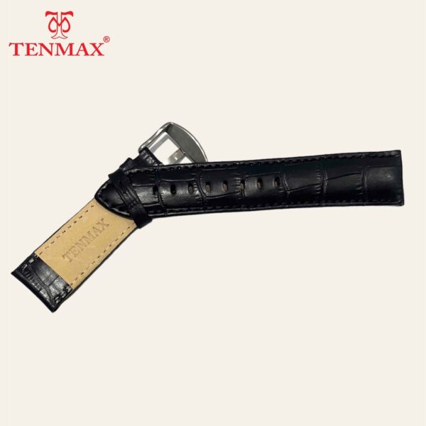 Tenmax 22mm TM03PLBKC Premium Leather Strap